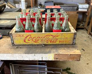 Yellow Coca-Cola Crate  Coke