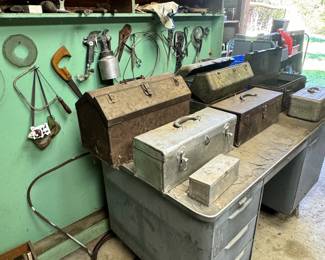 Metal tool boxes 
