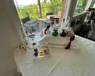 perfume bottle collection