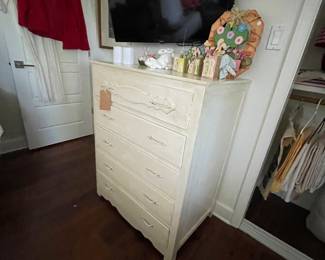 chest of drawers, flat screen TV