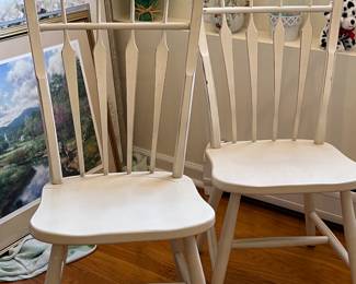 PAIR OF PAINTED CHAIRS