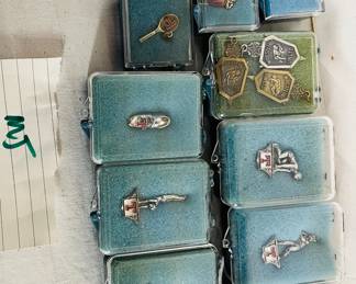 Vintage letterman pins