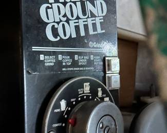 Fresh ground coffee - commercial coffee maker