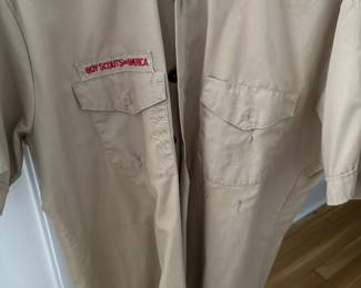 Vintage Boy Scouts of America Button Up Shirt