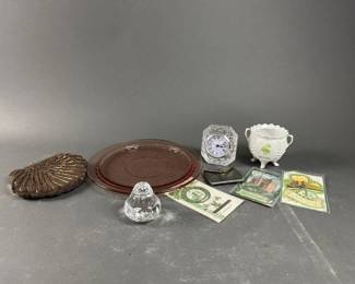Lot 252 | Waterford Paperweight & More