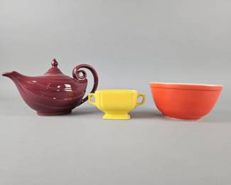 Lot 234 | Vintage Hall Genie Teapot, Pyrex Bowl & More!