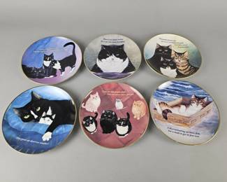 Lot 238 | Danbury Mint It's A Cat's World Collection Plates