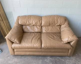 Lot 3a | Emerson Leather Loveseat