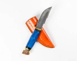 Lot 103t | Handmade Damascus Steel Knife