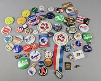 Lot 135 | Vintage/Contemporary Political Pins & More!