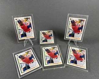Lot 104 | 6 Upper Deck Michael Jordan Baseball Cards