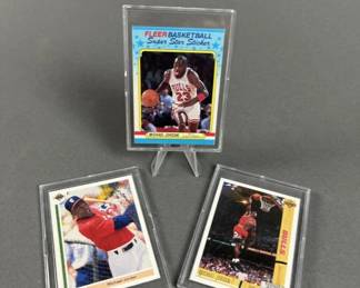 Lot 124 | Michael Jordan Cards/Sticker