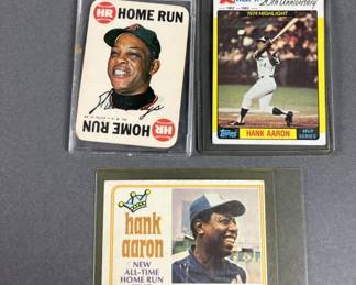 Lot 120 | Aaron & Mays Home Run Baseball Cards