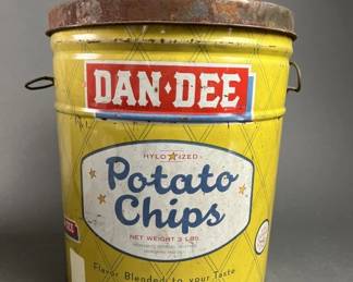 Lot 256 | Dan•Dee Potato Chips Can