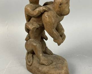 Lot 6 | Hand Carved Wood Statue