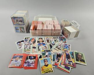 Lot 406 | Vintage MLB Player Card Variety Cases