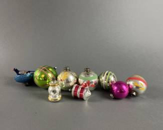 Lot 81 | Vintage Mercury Glass Ornaments