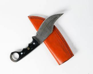 Lot 103d | Handmade Damascus Steel Knife