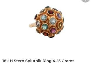 18k h Stern Sputnik ring
