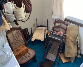 Doll bed and Children rockers 