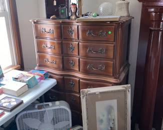 So much stuff yet don’t forget this beautiful Chest of drawers 
