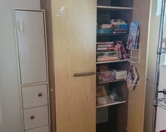 Storage Cabinet, Cookbooks