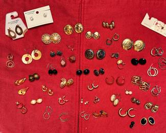 vintage pierced earrings