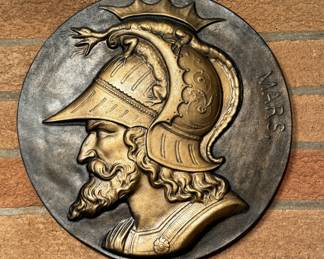 MCM MARS Roman god of war plaque