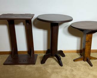 small wood tables