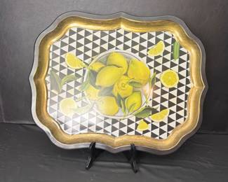 Ian Logan serving tray