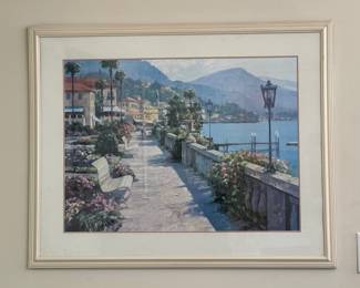 Bellagio promenade print by Behrens