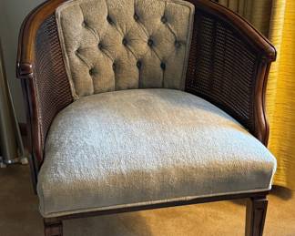 vintage cream azure chair