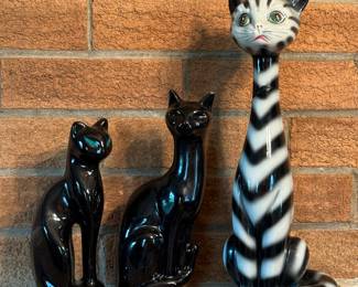 ceramic cats