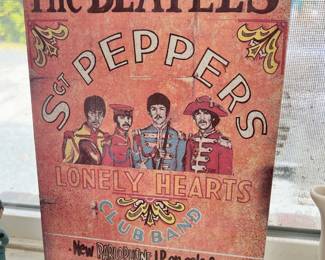 1967 Sargent Pepper Lonely Hearts Club Band - The Beatles Metal Tin Sign
