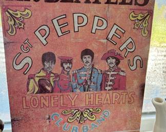 1967 Sargent Pepper Lonely Hearts Club Band - The Beatles Metal Tin Sign