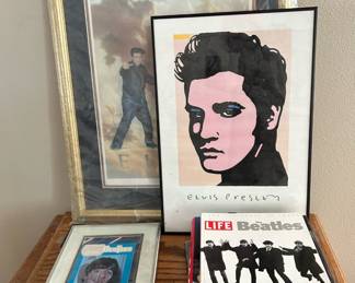 Framed Elvis Presley Founders of Rock Poster