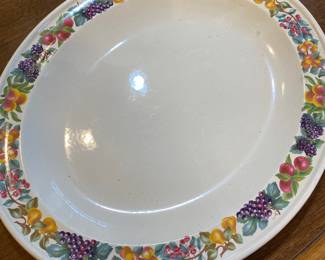 Hereford by Wedgwood Oval Platter with Fruit Design