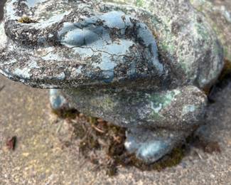 Concrete Outdoor Frog Statue