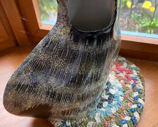 Standing Cat Slim Form Vase 