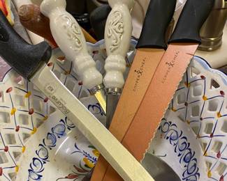 Biocurve Kitchen Knife - BG661, Pair of Copper Chef Kitchen Knives