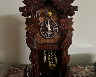 Black Forest German Mantle Cuckoo Clock