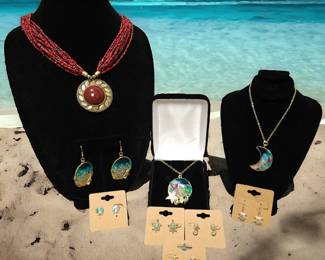 Beach Sand, Turtles, Seahorses Beach Vibes Jewelry
