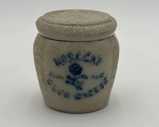 Nosegay Club Cheese Crock Jar with Lid