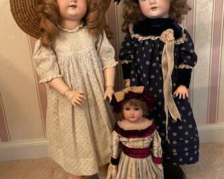 Beautiful Bisque Head Dolls