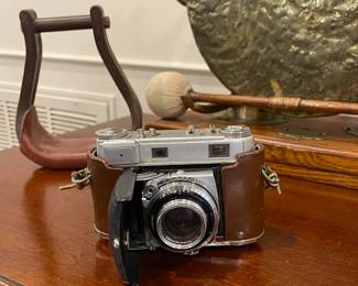 Kodak Retina III C camera with leather case