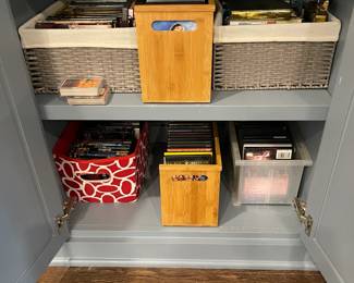DVDs, CDs, VHS tapes