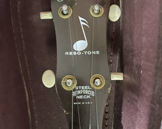 Vintage Harmony Reso-tone banjo