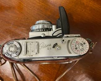 Kodak Retina III C camera with leather case