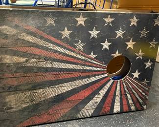Corn hole game board