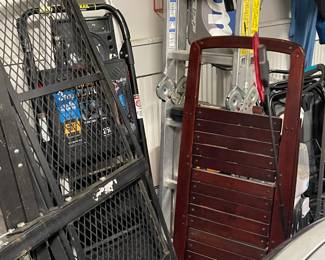 Trailer attachment, library ladder in Cherry